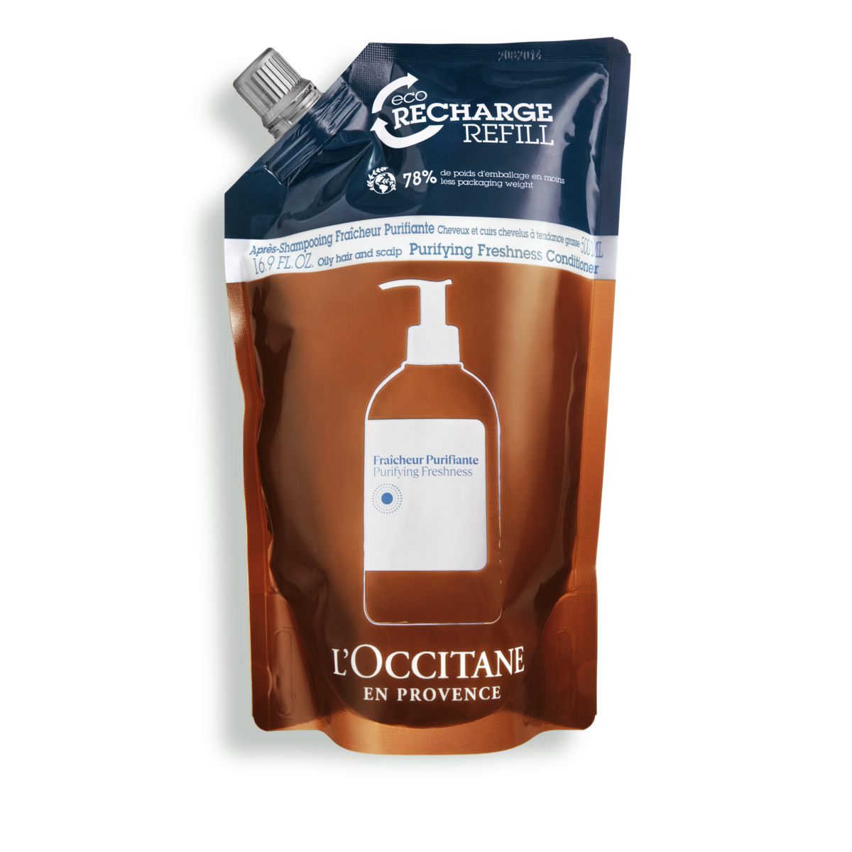 Екопълнител за освежаващ балсам за коса