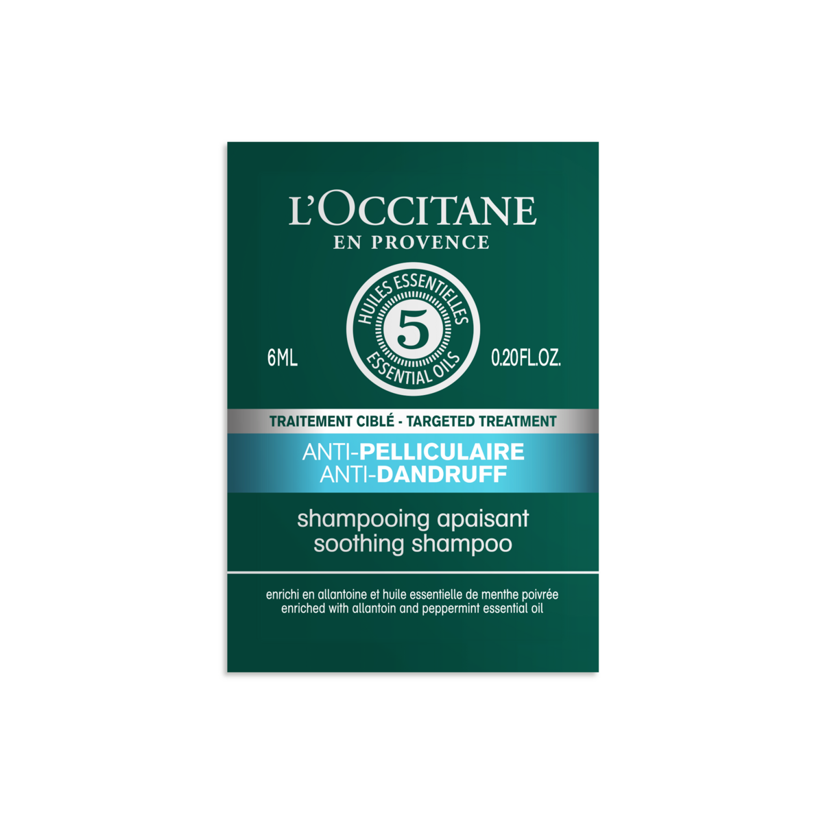 Anti-dandruff Soothing Shampoo 6ml