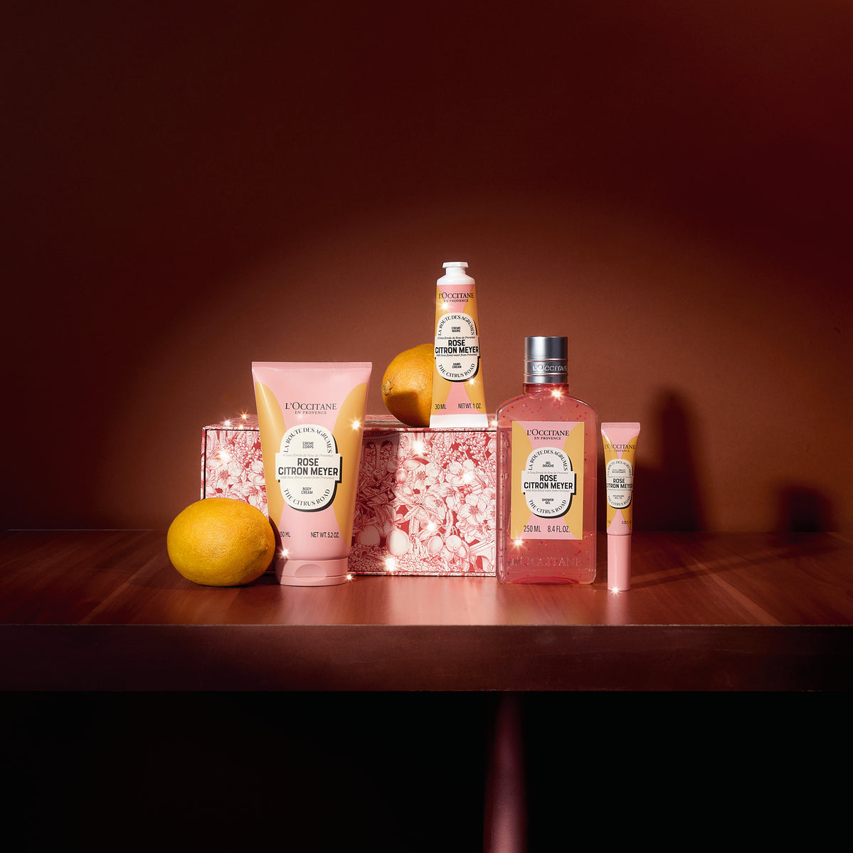 Лек крем за тяло Роза и цитрон