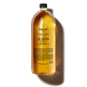 Екопълнител за течен сапун с масло от карите и върбинка