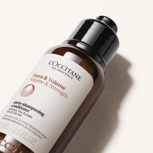 Обем и здравина балсам за коса