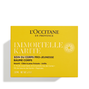 Подмладяващ балсам за тяло Карите и Безсмъртниче