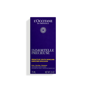 Скъпоценна емулсия за лице с безсмъртниче