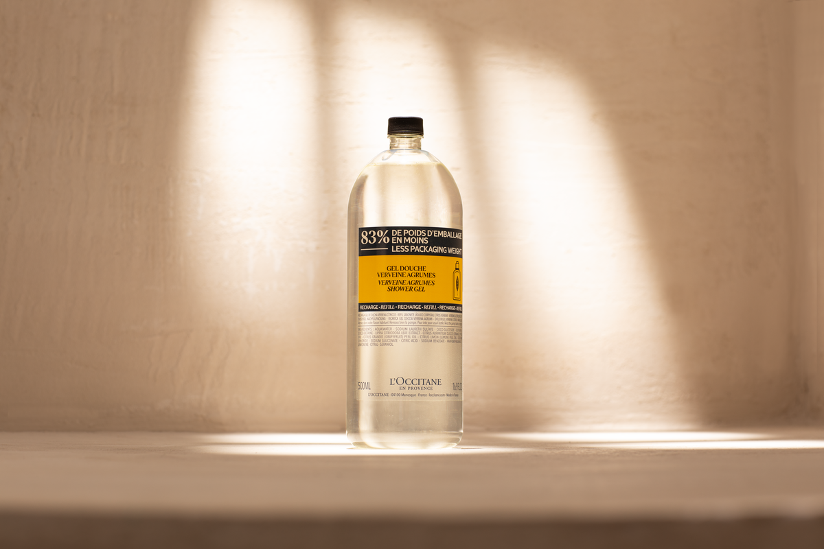 Екопълнител за душ гел с цитруси и върбинка