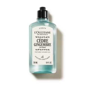 Cèdre Gingembre perfumed shower gel